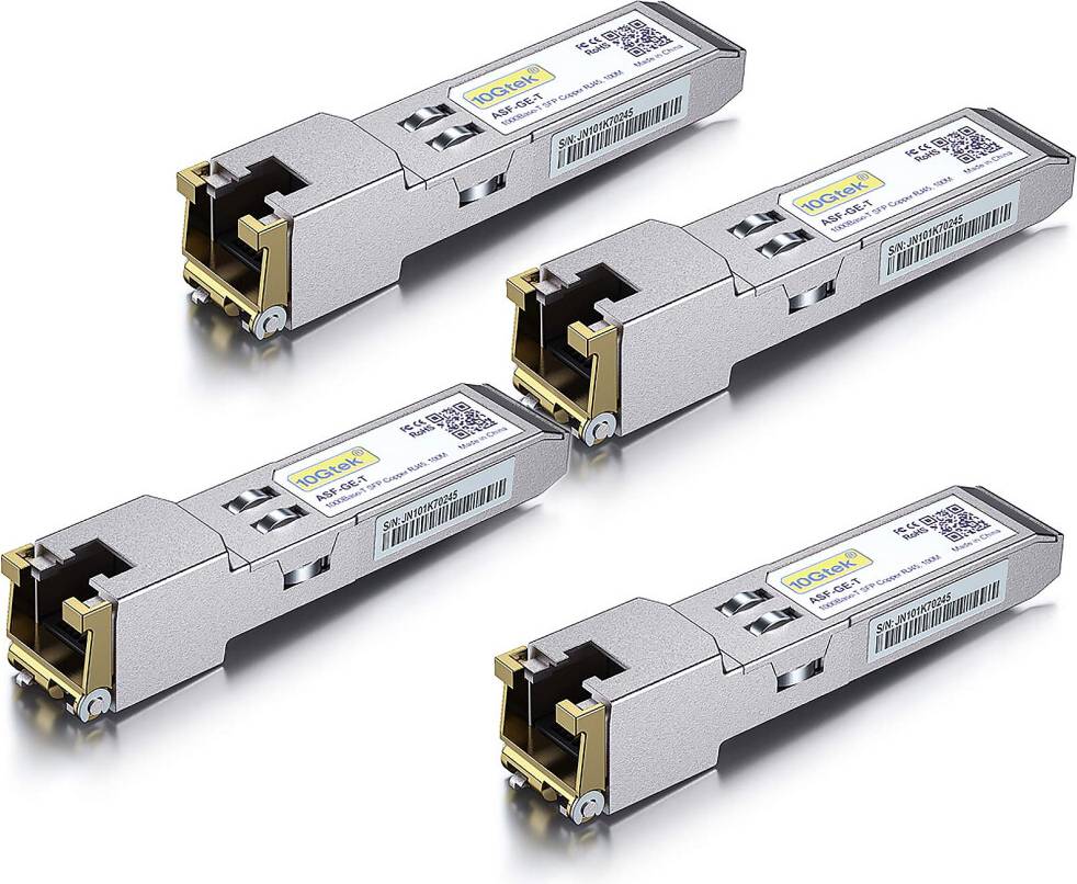 Unifi fiber 10Gtek 1G SFP to RJ45 Mini-Gbic Module 100 Meter