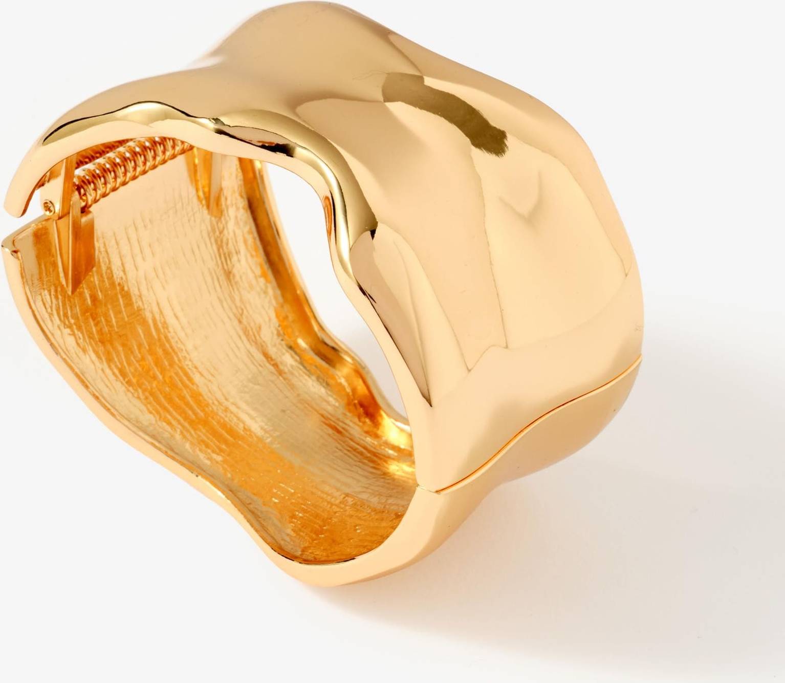Mint Velvet Clean Wave Hinged Bangle -