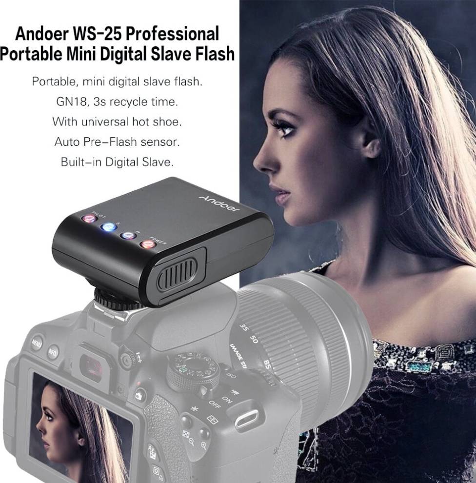 WS-25 Mini Digital Slave Flash