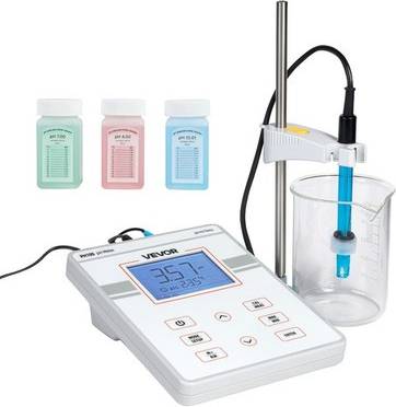 VEVOR Benchtop PH Meter Laboratory Tester Kit