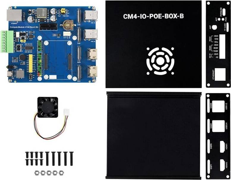 Compute module 4 Typecat Raspberry Pi Compute Module 4 PoE Cooling Fan