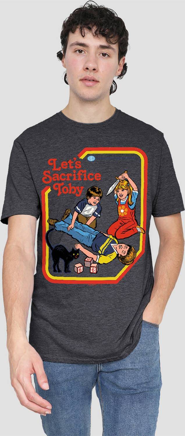 Steven Rhodes Let's Sacrifice Toby Tee - Charcoal