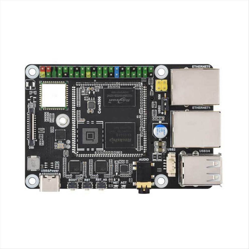 Melitt Pi A RK3506 Linux Board LTE Cat 4 Module