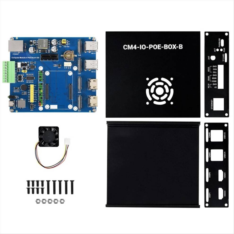 Jehiatek Compute Module 4 PoE Mini Cooling Fan