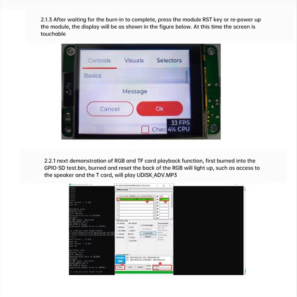 Melitt ESP32 Development Board with Case 2.8 Inch Touch