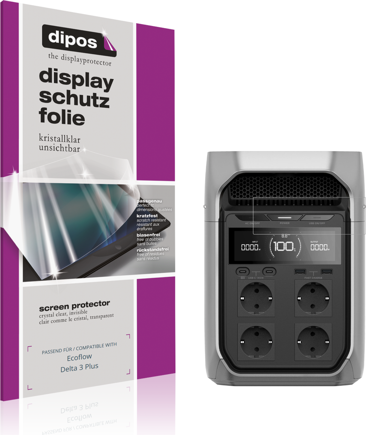 Ecoflow delta 3 Dipos Screen Protector For Ecoflow Delta 3 Plus