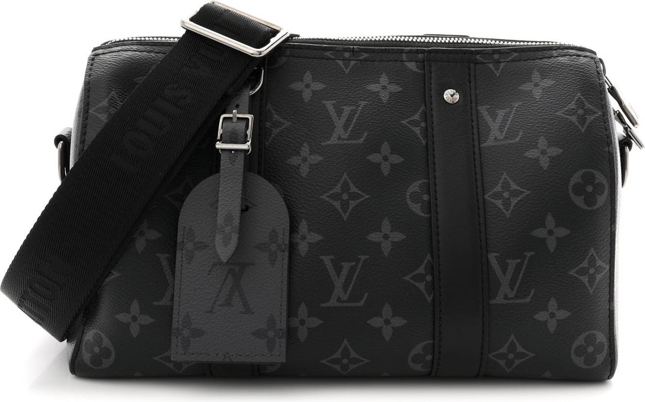 Louis Louis Vuitton Reverse Monogram Eclipse City Keepall