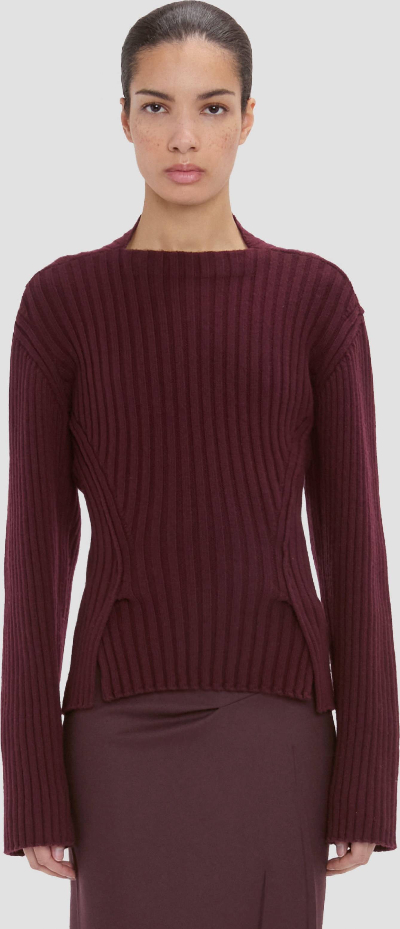 Victoria Beckham Ribbed Jumper - Acai