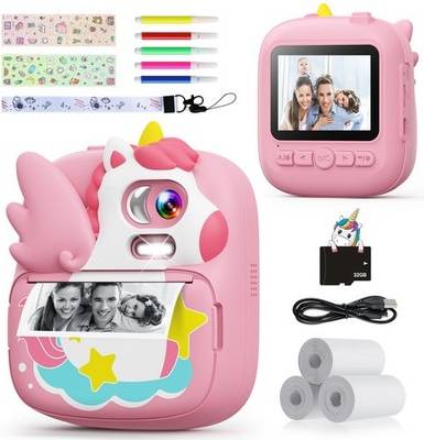 Kids Instant Camera 2.4 Inch With 32g