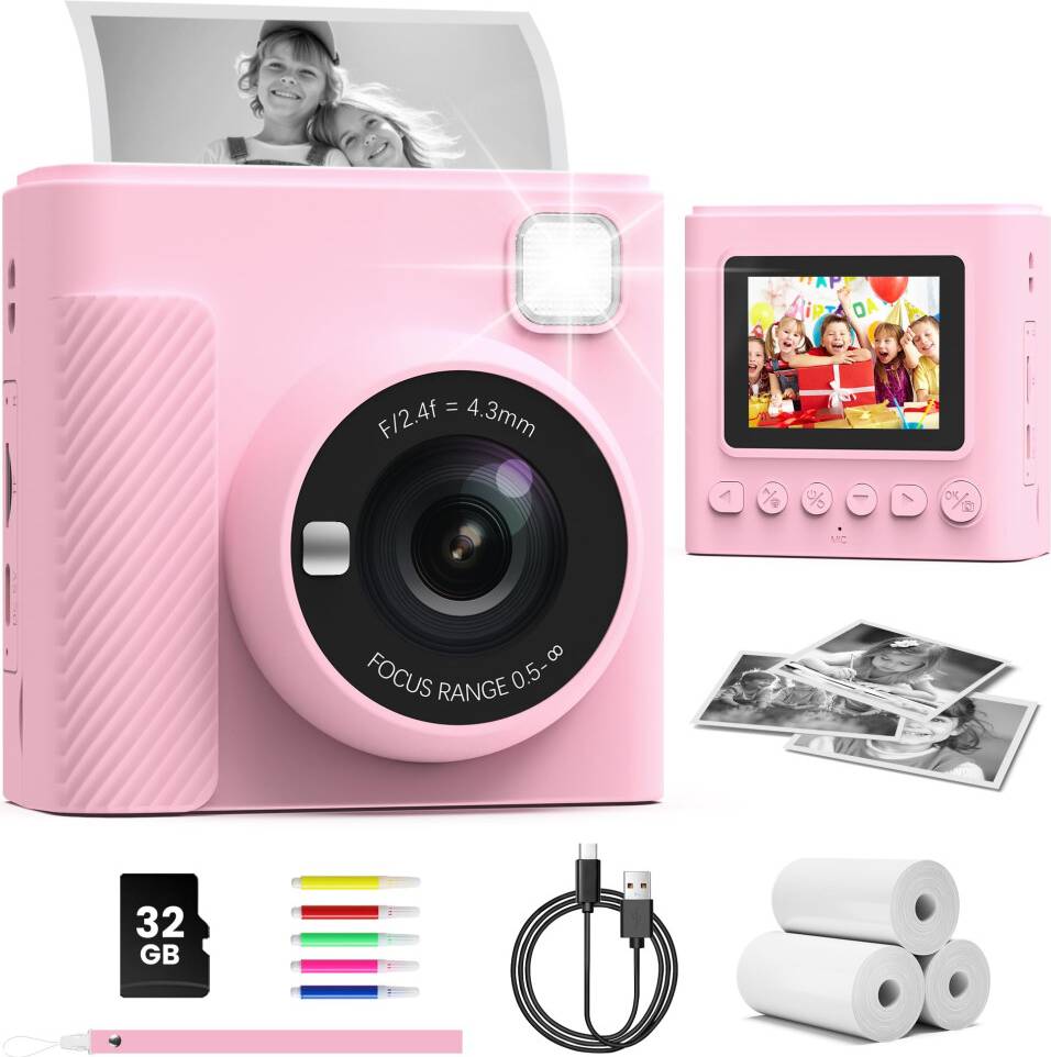 Kids Camera Instant Print 2.4 Inch