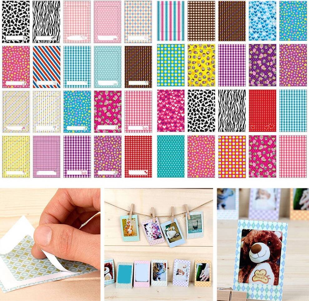 20Pcs Camera Photo Stickers