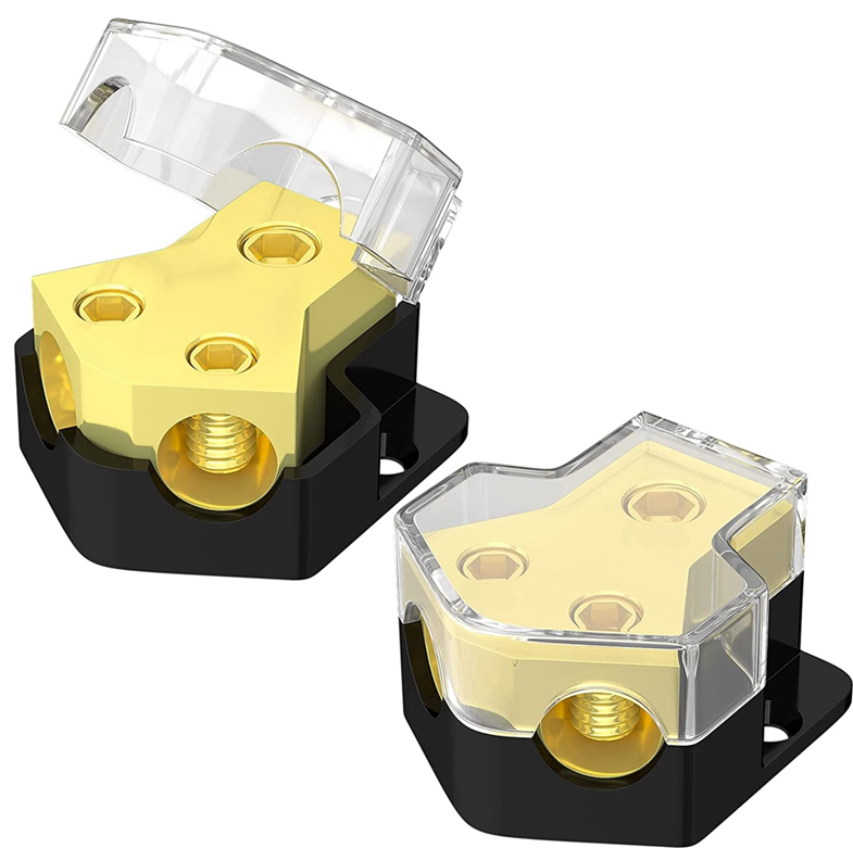 Spactz 12V Power Distribution Block Audio Splitter