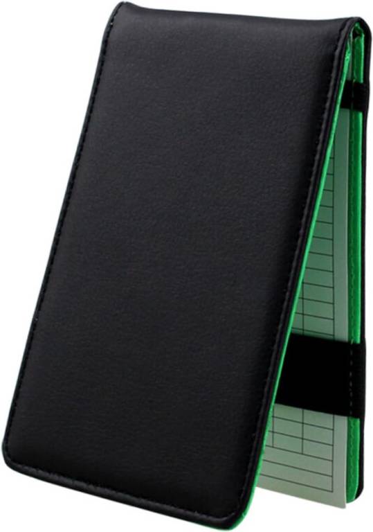 PU Leather Golf Scorebook Notebook