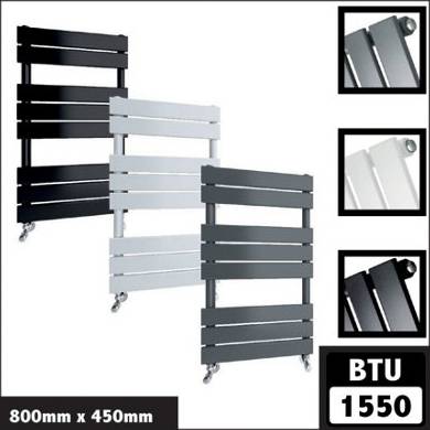 B&Q Bathroom Towel Radiator Flat Panel Vertical Design