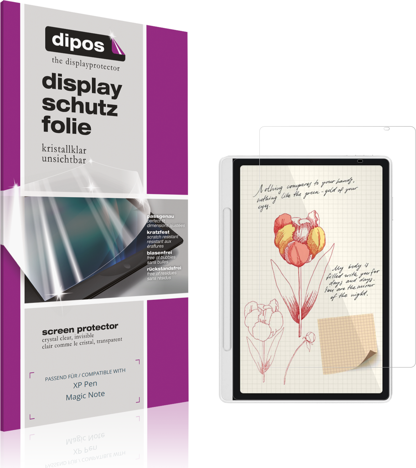 Dipos Xp Pen Magic Note Screen Protector 2x