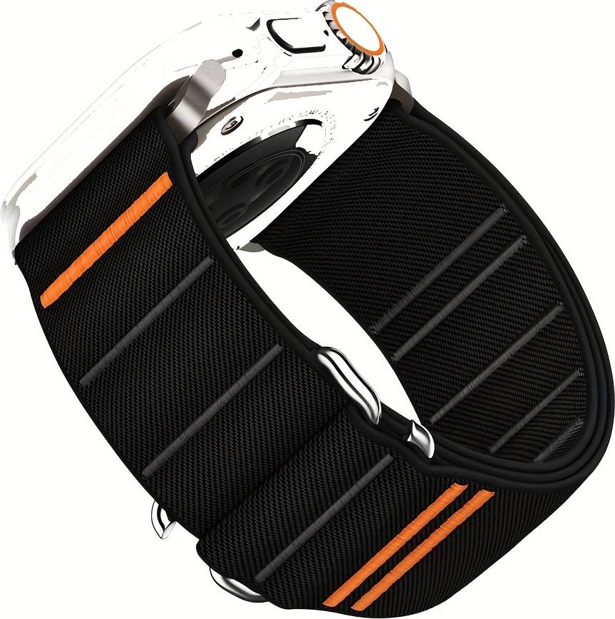 Temu Elastic Nylon Loop Strap For Watch