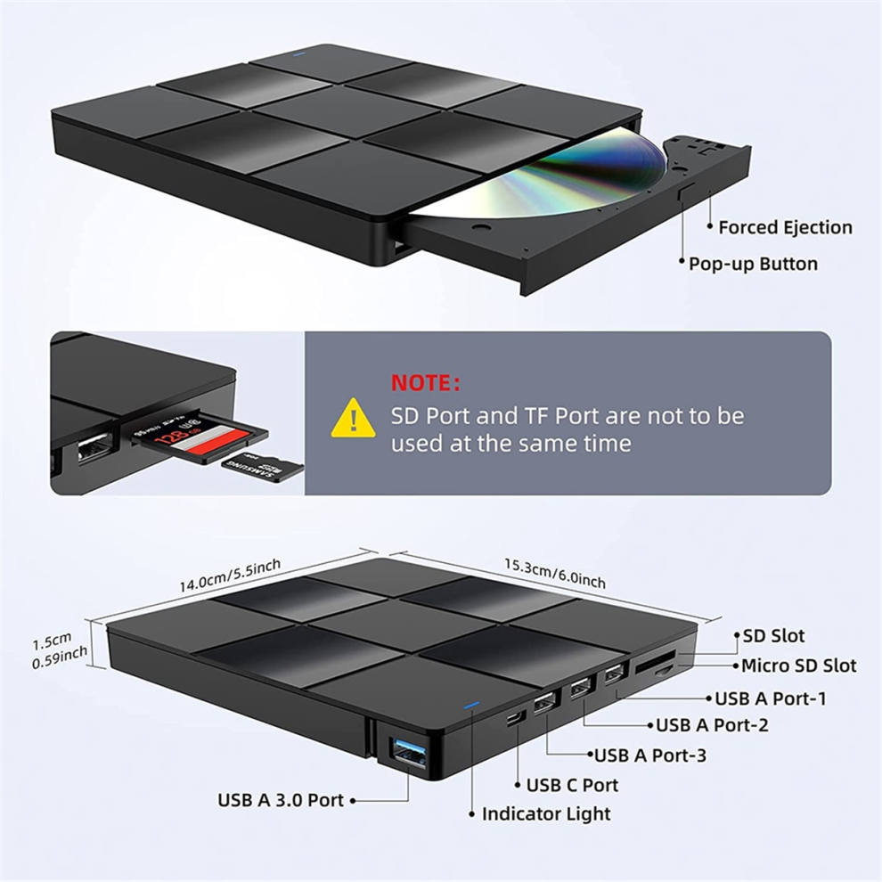 Typecat External Multi-Function Optical Drive
