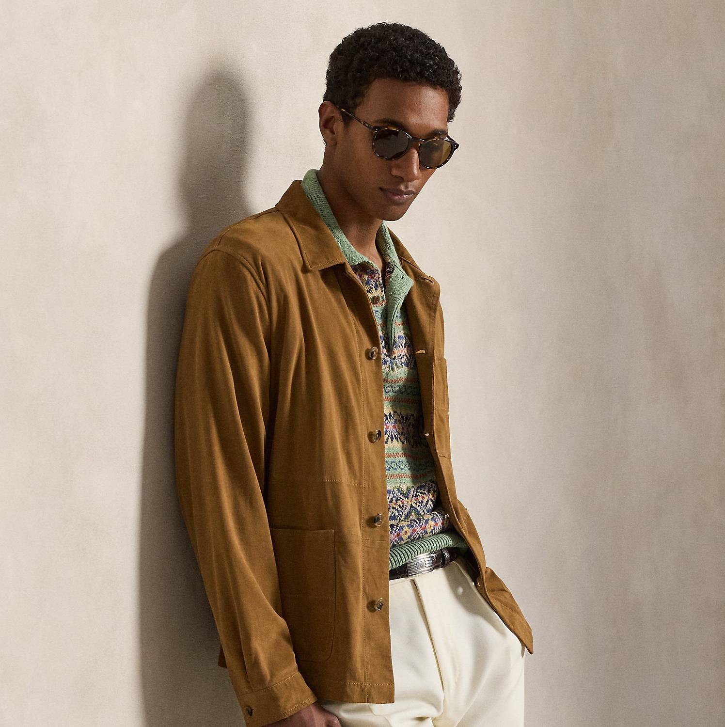 Polo ralph lauren jacket Polo Ralph Lauren Suede Utility Jacket