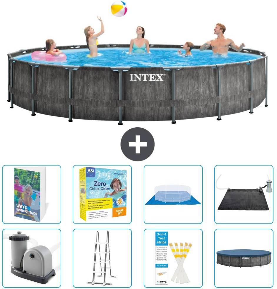 Intex Prism Frame Pool Rund 549x122 cm 9-teilig S582