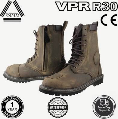 Viper R30 Rugged Leather Motorcycle Boots