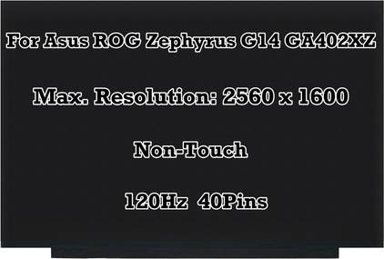 Asus zephyrus g14 Aiviland 120Hz LCD Screen IPS Display For Asus ROG Zephyrus G14