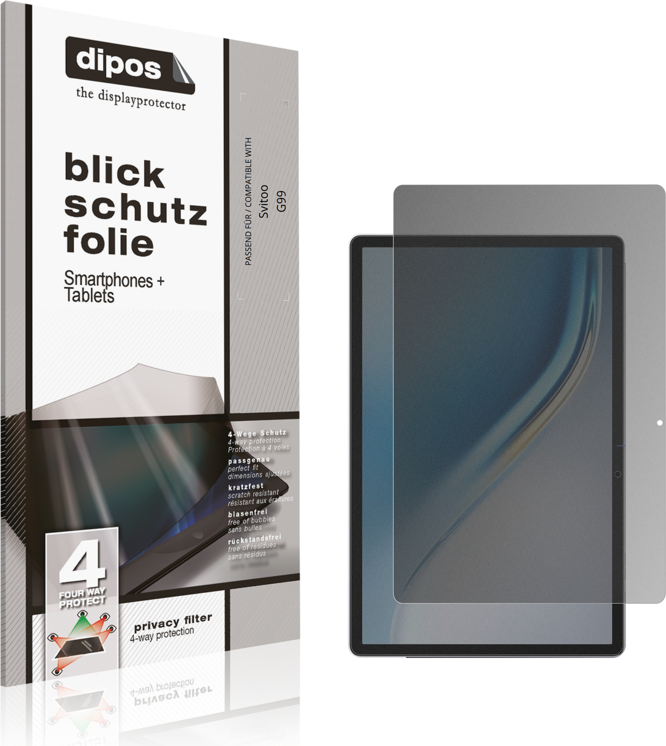 Dipos Svitoo G99 Privacy Filter Screen Protector