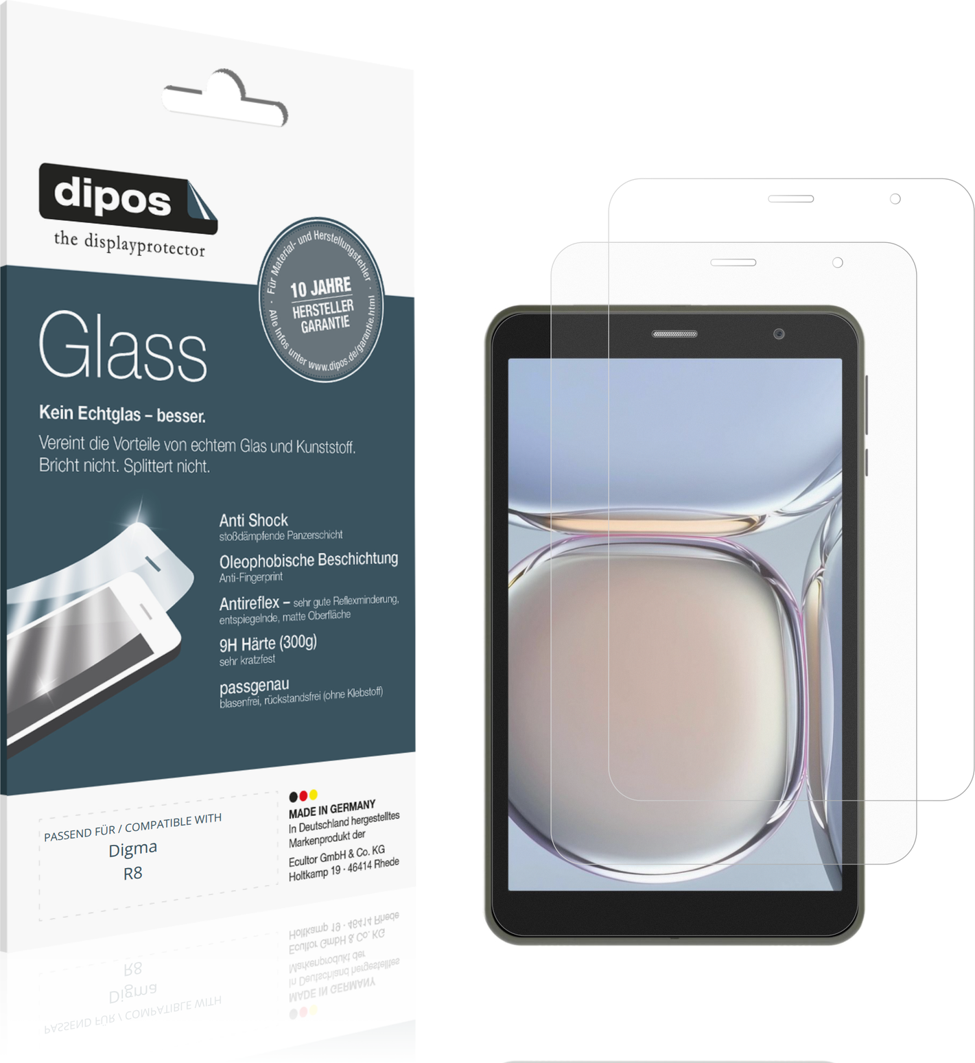 Dipos Screen Protector For Digma R8 Matte Flexible Glass