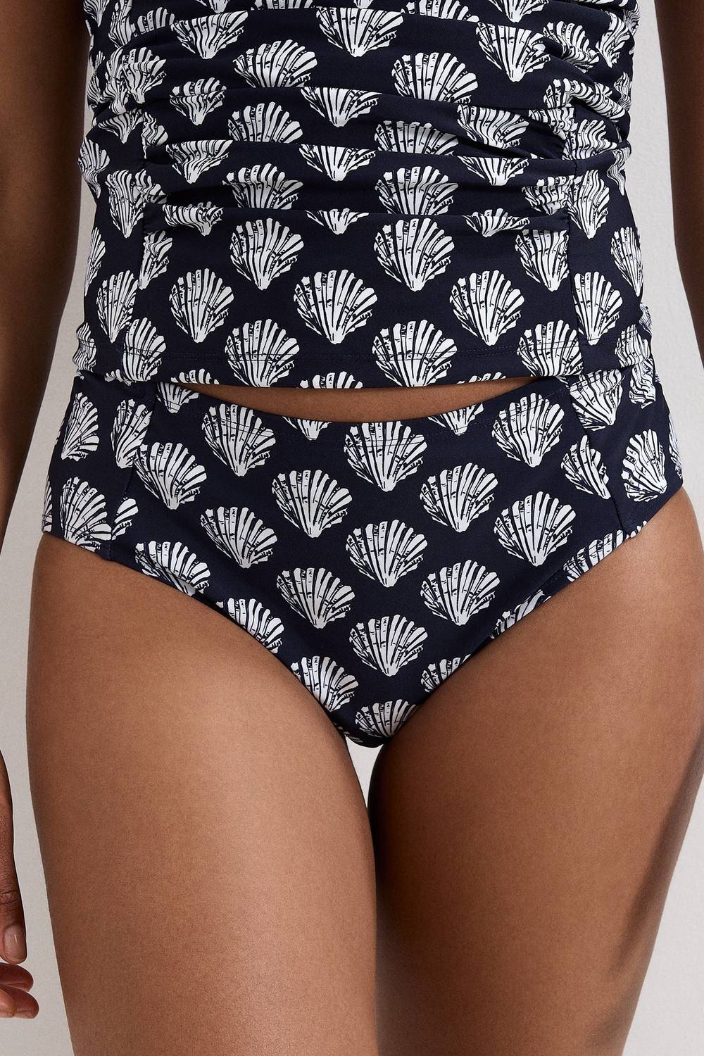 Phase Eight Shell Bikini Bottom - Dark Navy
