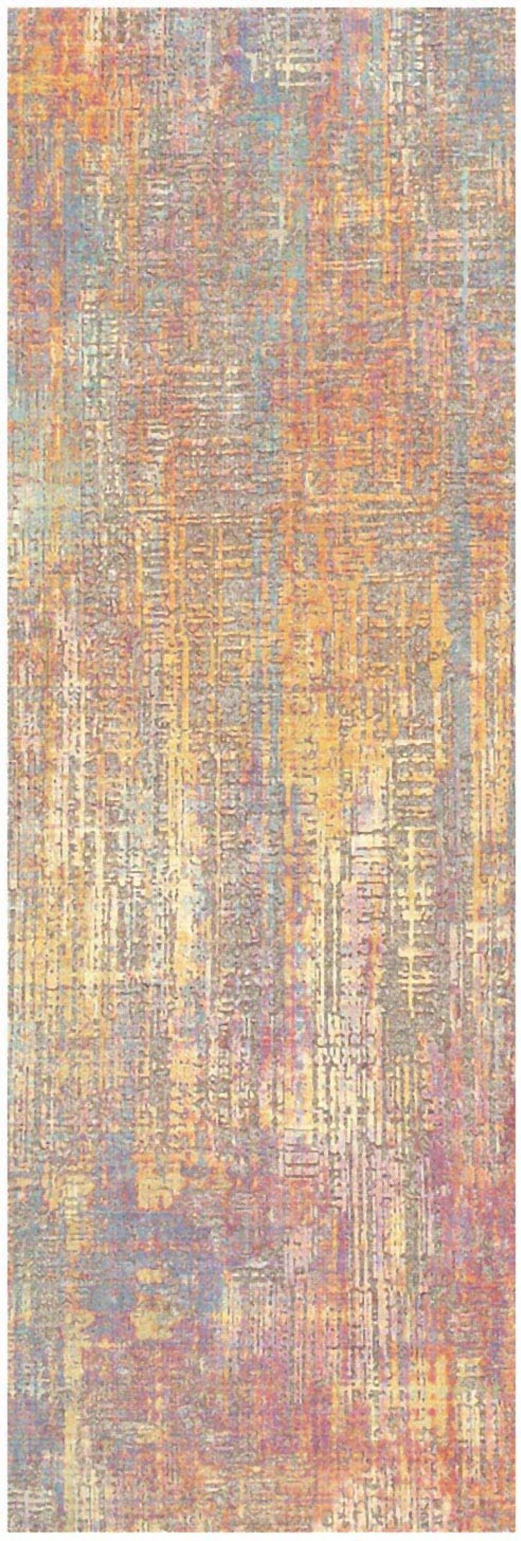 Nourison Botanical Washables Abstract Area Rug 6 ft Multicolor