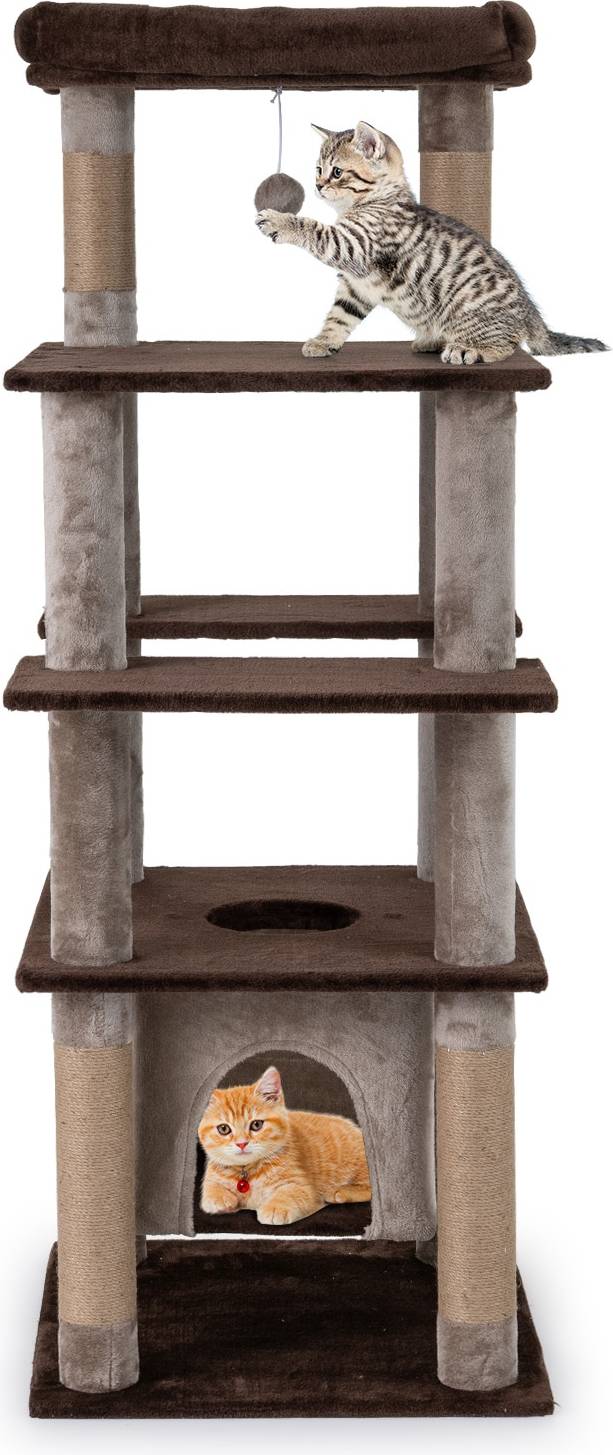 Cat tree SlickBlue Multi Level Cat Tree 22 Inch W x 58 Inch