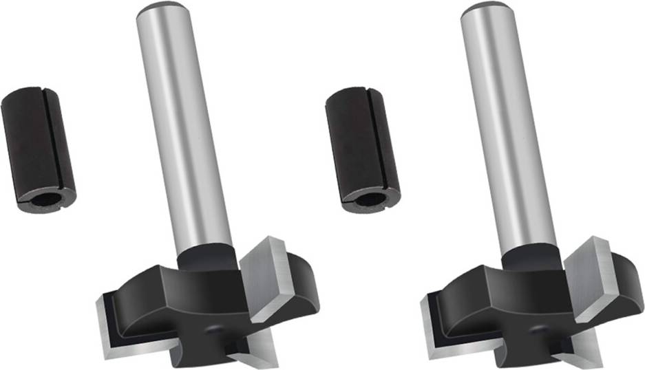 Melitt CNC Spoilboard Surfacing Router Bits 1/4 Inch