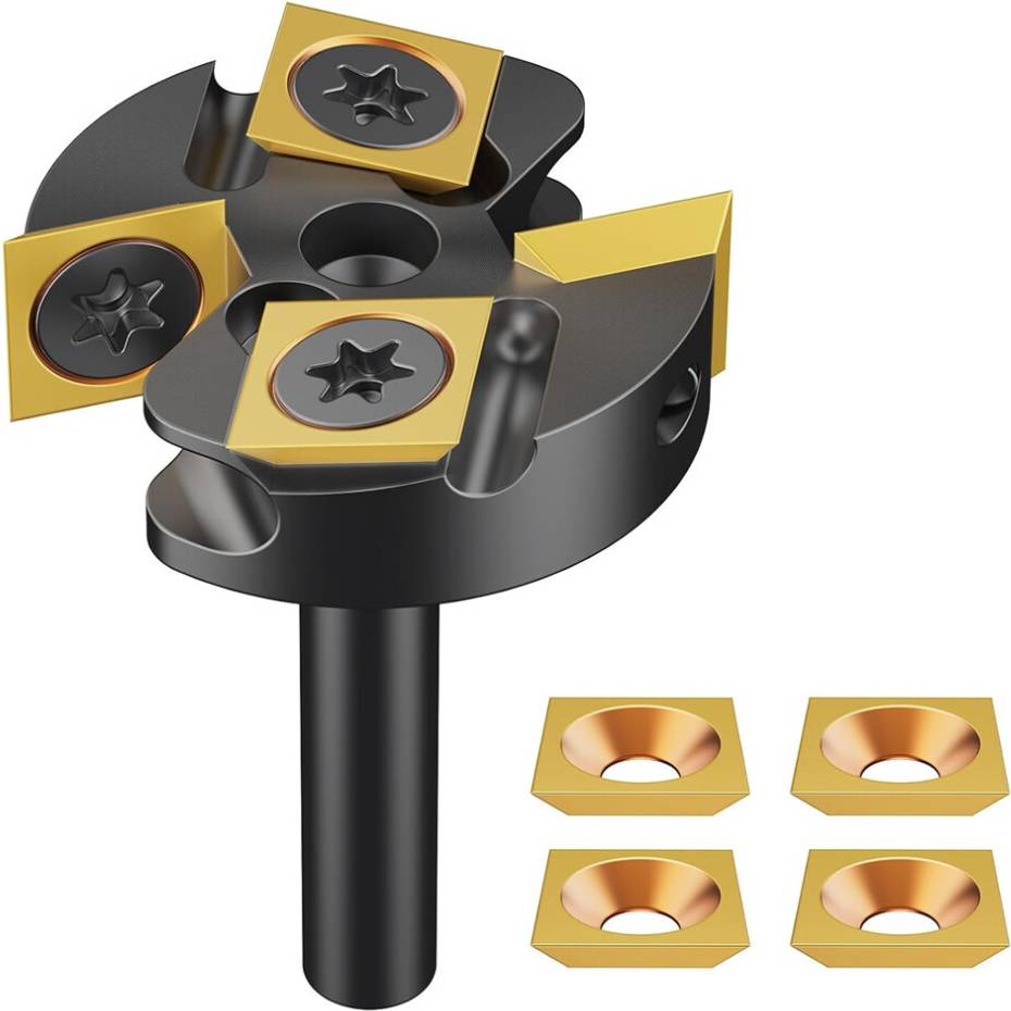 Typecat Titanium-Coated Carbide Surfacing Router Bit