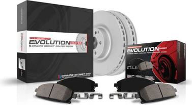6750 Power Stop Front Geomet Coated Brake Rotor Pad Kit CRK6750