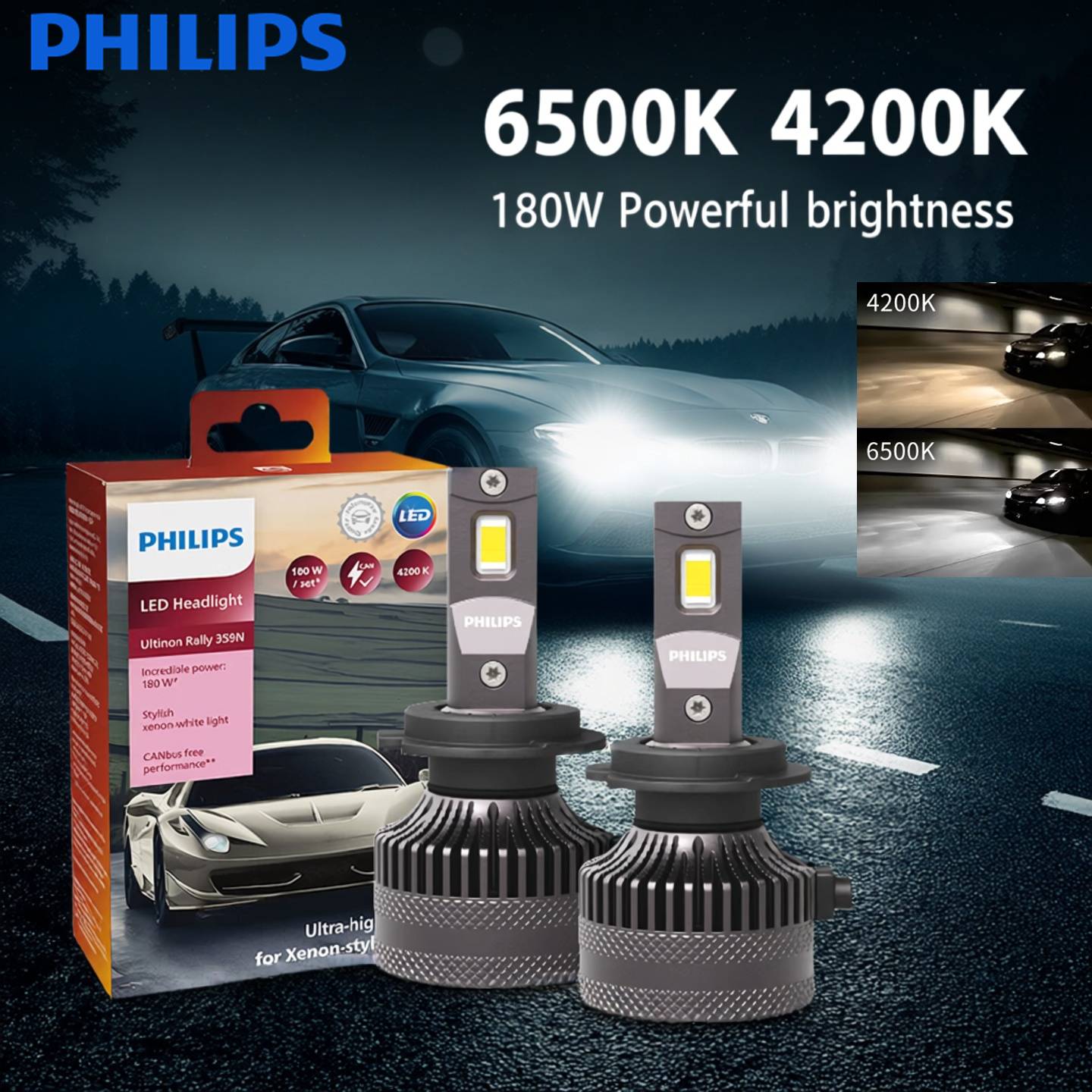 Philips Ultinon Rally H1 Car LED Headlight