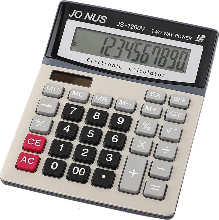 Typecat 12-Digit Solar Battery Calculator