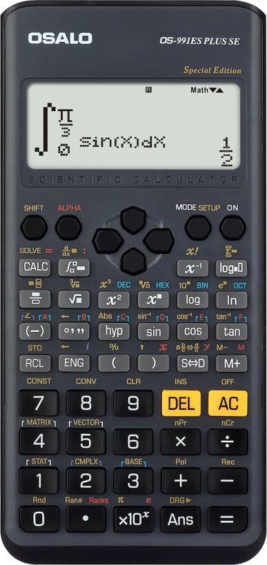 Scientific Calculator 417 Function 2 Line Written Display