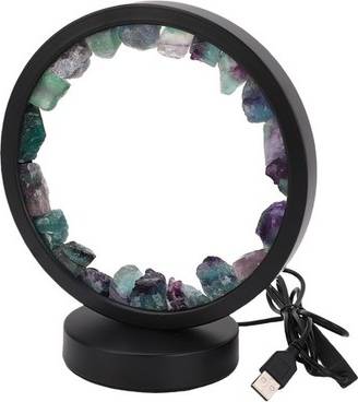 Interface Crystal Stone Usb 3 Color Table Lamp