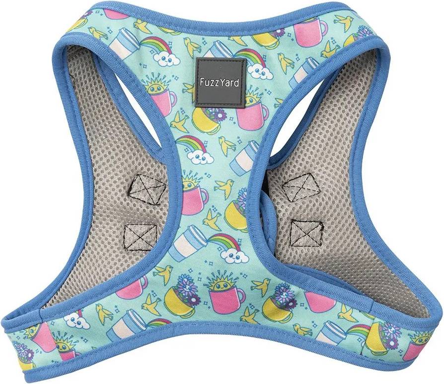 Fuzzyard Step In Wakey Dog Harness - Blue