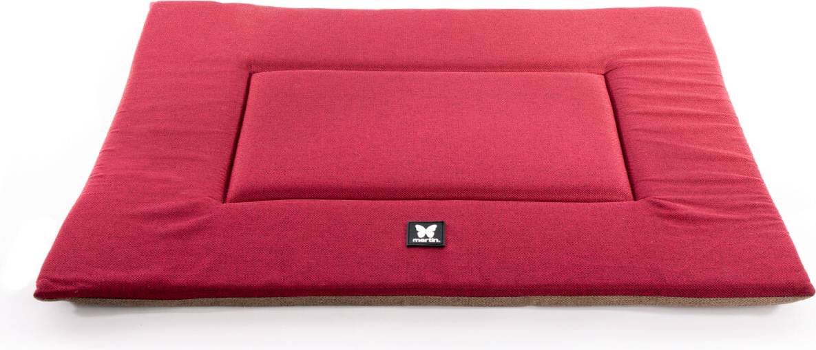 Martin Sellier Classic Rectangular Flat Dog Cat Mat Rouge