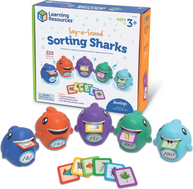 Learning Resources Say-A-Sound Sorting Sharks