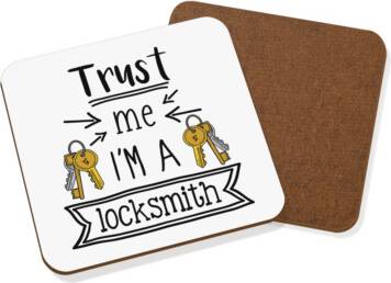 Gift Base Locksmith Drinks Mat Coaster