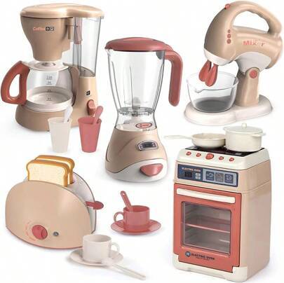 Blender and mixer Shein Blender Coffee Maker Machine Mixer Toaster Set