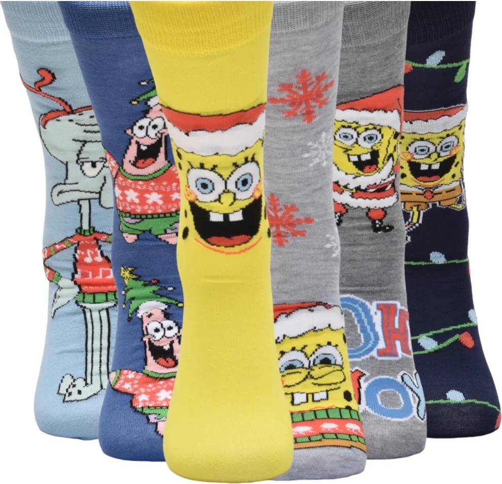 Men's 6-Pack Crew Socks Assorted Color