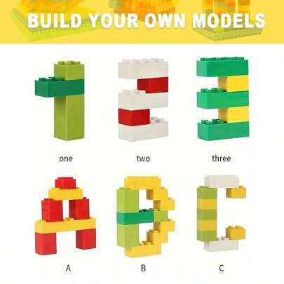 Shein 100pcs Interlocking Building Blocks