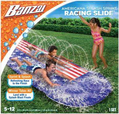 Americana Splash Sprint Racing Slide