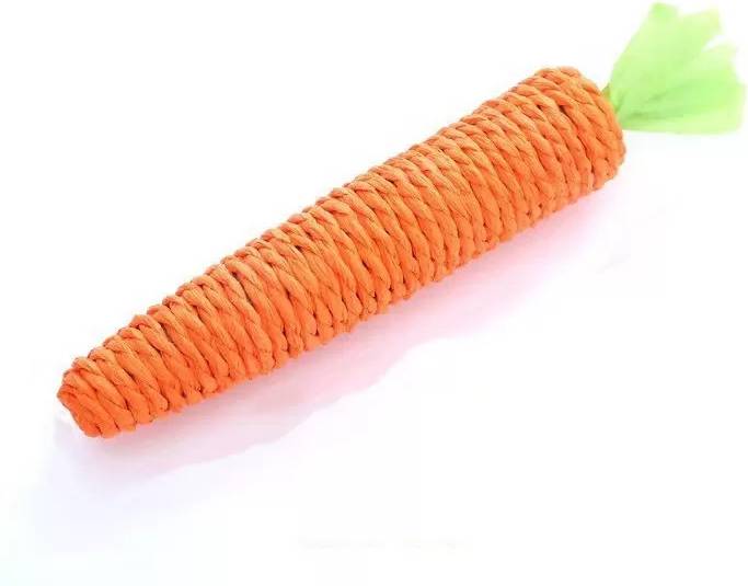 INF Large Jute Rope Carrot Toy