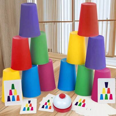 Shein Multi-Color Stacking Cup Set