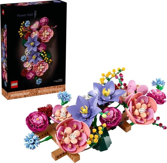Lego flower LEGO Botanicals Flower Wall Building Set