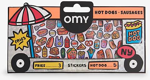 Hot Dog Shop Sticker Sheet