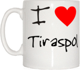TeeTreeDesigns I Love Heart Tiraspol Mug Cup